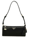 PRADA ロック ミディアム リナイロンとレザー ショルダーバッグ 1BC233 2C8Q F0002 142600149 [P]
