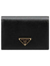 PRADA サフィアーノ トライアングル ロゴ 二つ折り財布 1MV021 QHH F0002 142600183 [P]