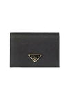 PRADA サフィアーノ トライアングル ロゴ 二つ折り財布 1MV021 QHH F0002 142600183 [P]