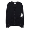 Thom Browne Cotton 4-Bar Relaxed Fit V-Neck Cardigan 142600478 [P]
