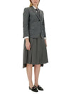 THOM BROWNE トーナル4バストライプフランネルジャケット 142600503 [P]