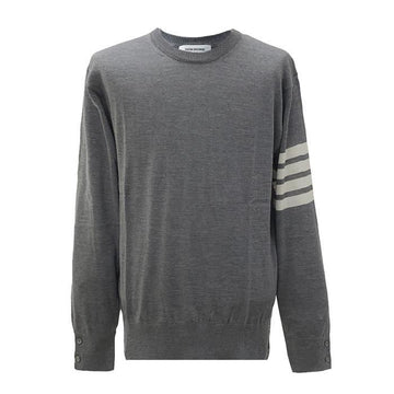 THOM BROWNE メリーノウール クラシック プルオーバーニット / MKA002A 33376096