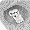 GANNI ロゴパッチ構造ベレー帽 A4430 921 144592139 [P]