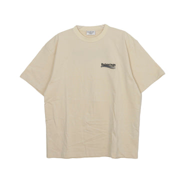 BALENCIAGA 641655 Wave-Logo T-Shirt M 142314898