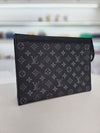 Louis Vuitton Pochette Voyage MM Eclipse Clutch Bag M61692 142604129 [P]