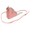 PRADA 1NR015 ピンク サフィアーノ トライアングル ミニ ポーチ 2WAY 142631388 [P]
