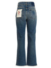 Golden Goose Medium Wash Cropped Flare Jeans 142646019 [P]