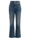Golden Goose Medium Wash Cropped Flare Jeans 142646019 [P]