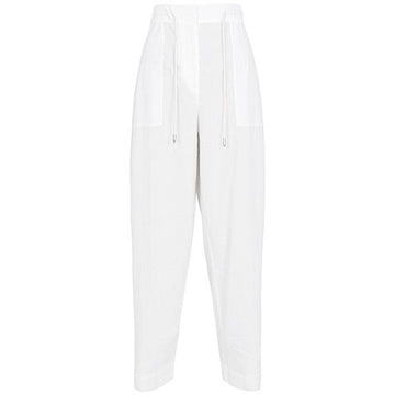 EMPORIO ARMANI エンポリオ アルマーニ ホワイト トラウザー パンツ 3R2PA12NR0Z 0156 111219895