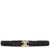 CHANEL Schwarzes Gold CC Perlen Gürtel AA8716 37862022 [P]