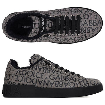 DOLCE & GABBANA マロン ポルトフィーノ オールオーバー スニーカー CS1772 AJ699 8B467 87247125