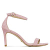 Stuart Weitzman Ballet Nunaked Curve 85 Suede Sandal Heel SE134 SUE 92752121 [P]