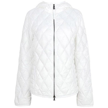 BOGNER ホワイトキルティングフードグースダウンジャケット PALINA-D 81757261 753 92911971