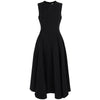 Dior Black Robe Wool Silk Dress 251R01A1166 9000 97406398 [P]