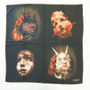 Burberry Silk Scarf 80403361 Black Print 142719408 [P]