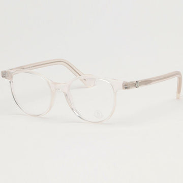 Moncler Eyeglasses Frame ML5032 024 Luxury Translucent Horn Round 65872195