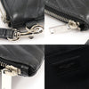 SAINT LAURENT 440222 ブラック マトラッセ モノグラム ドキュメントホルダー ストラップ クラッチ 142725196 [P]