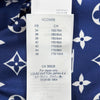 Louis Vuitton Women's Silk Escale Pajama Blouse Shirt Blue 38 143524614 [P]