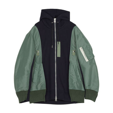 SACAI メンズ フード ジップアップ 2403454M 263 142729371