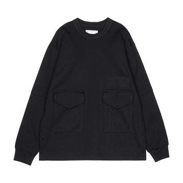 Sacai Men's Long Sleeve T-Shirt 2403469M 001 142729373