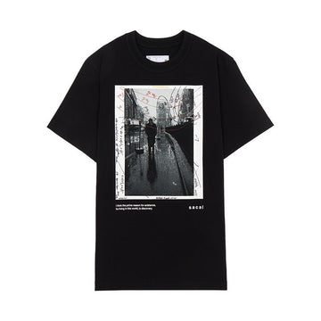 Sacai Men's Short Sleeve T-Shirt 250919S 001 142729407 [P]