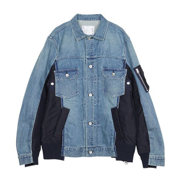 SACAI スリムフィットデニムジャケット SCM204 451 142729410