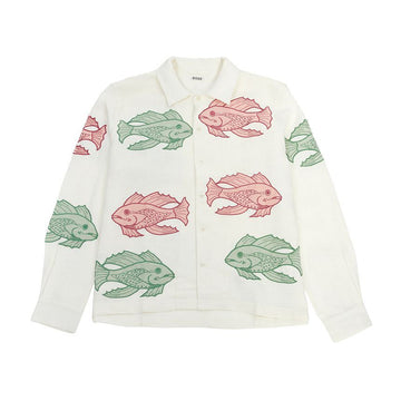 Bode Men's Shirt MRS24SH001 White Multi 142729516