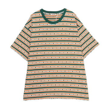 Bode MRS24CS014 GREEN Men's Short Sleeve T-Shirt 142729513