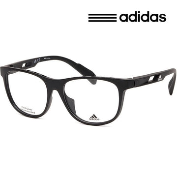Adidas Eyeglass Frame SP5002 002 Black Lightweight Horn Rimmed 142761870