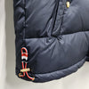 THOM BROWNE Diagonal Armband 4-Streifen Matte Nylon Gans Daunen Bomberjacke Marineblau (MJD061X 05411 415) 142765455 [P]