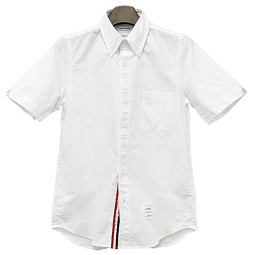 Thom Browne Classic Short Sleeve Shirt in Grosgrain Stripe 25FW MWS239E F0313 100 142765458