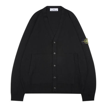 Stone Island Light Pure Wappenlogo V-Neck Cardigan 5100068 S00C4 V0029 142785084