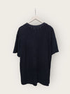DIOR ネイビーブルーオブリークタオルパターン半袖Tシャツ 142785264 [P]