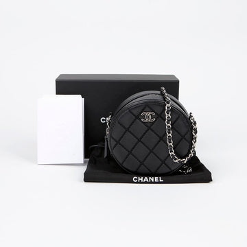 CHANEL ワイルドステッチラウンドチェーンクロスバッグ AP1126 142115023