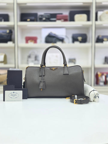 PRADA Saffiano Lux Boston Tote Bag BL0796 142786389