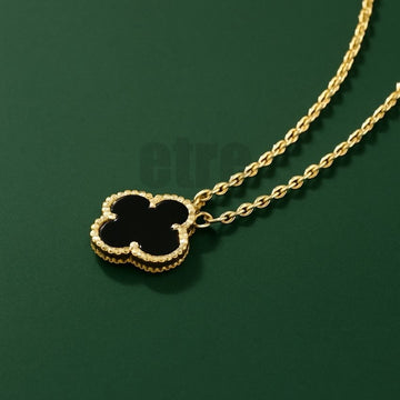 Van Cleef & Arpels Alhambra Vintage Pendant Necklace for Women with Carnelian and Onyx 142827623