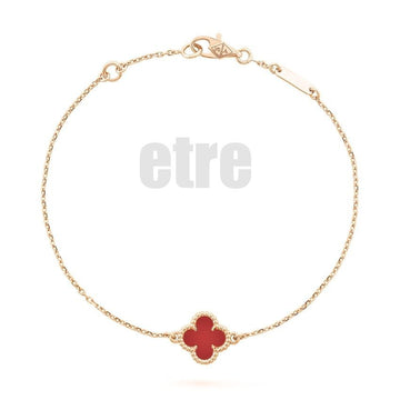VAN CLEEF & ARPELS Alhambra Armband Damen Sweet Alhambra mit Karneol 18K Roségold VCARN59K00 142827680