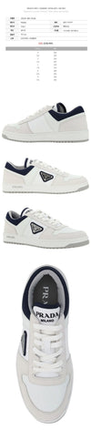PRADA Triangel-Logo Downtown Sneakers Weiß 2EE391 BRC F075A 142950586 [P]