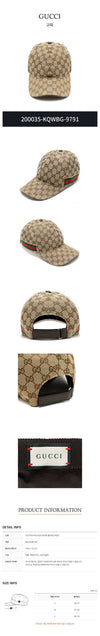 GUCCI GGキャンバスベースボールキャップ 200035 KQWBG 9791 142960578 [P]