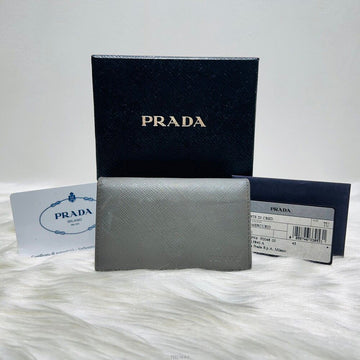 PRADA サフィアーノ グレー カードケース 2MC122 142961092
