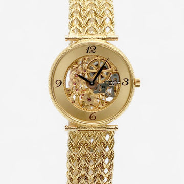 Piaget Altiplano Ultra Thin Skeleton Dial 33 Men's Gold Watch Manual 1980s Vintage 142961450