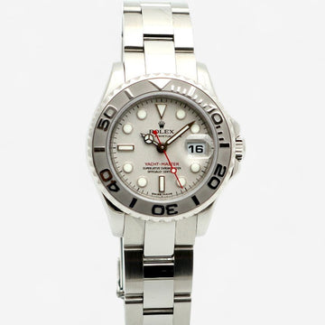 Rolex Yacht-Master 1 Platinum Bezel 169622 29 Small Women's Steel Sports Watch 142961452