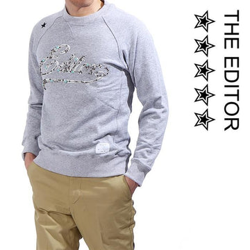 THE EDITOR Editor 6690SB 83 Stud Logo Sweatshirt 142961520