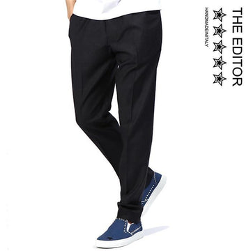 THE EDITOR エディター 3413 5404 89 バンディング スラックス パンツ 142961527