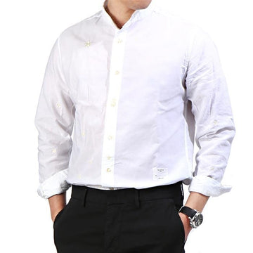 THE EDITOR Editor 1298T2 4865 01 Star Embroidered China Shirt 142961541