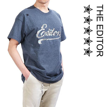 THE EDITOR 601SB スタッズロゴ Tシャツ 89 142961548