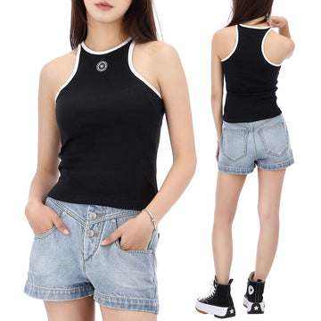 SPORTY & RICH Ribbed Tank Top 142965013