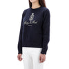 SPORTY & RICH コットンニット WS065606205BL106 XSサイズ 142965060 [P]