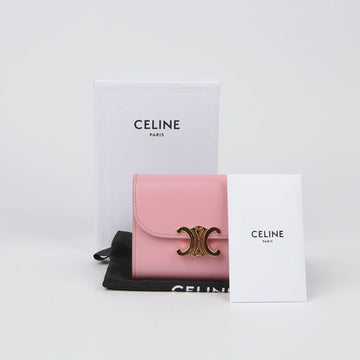 CELINE 10D783DPV トリオペ スモール二つ折り財布 142772958