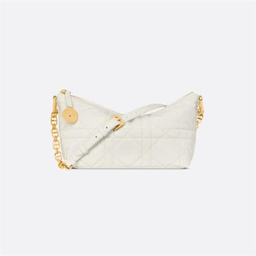 Dior Star Chain Hobo Bag White S3202UDBB_M030 142995953 [P]